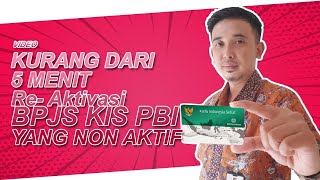 Cara Aktifkan Kartu BPJS Kesehatan dan KIS PBI yang Non Aktif [upl. by Nehemiah]