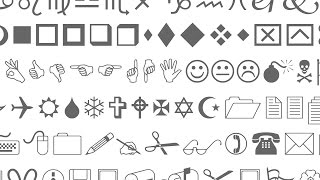 The Strange History Of The Wingdings Font [upl. by Aeneg]