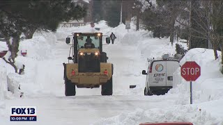 Leavenworth in 24 hour winter storm recovery mode [upl. by Giustino437]