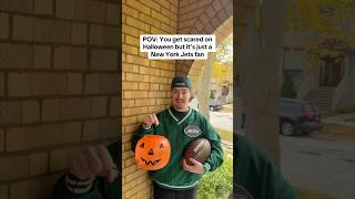 POV You get scared on Halloween by a Jets fan😂🏈 [upl. by Anayd]