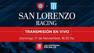 🔴 VIVO San Lorenzo vs Racing  Fecha 23 Liga Profesional [upl. by Llehcor]