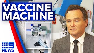 New vaccine machine to help create Australianmade mRNA COVID19 vaccines  9 News Australia [upl. by Elleraj]