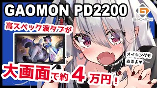 【GAOMON PD2200 レビュー】215インチの大画面液タブが約４万円！しかも高スペック！？【イラストメイキング付き】 [upl. by Springer608]