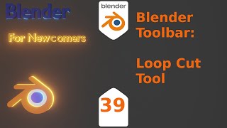 Blender For New Comers Blender Tool Bar Loop Cut Tool [upl. by Lasser]