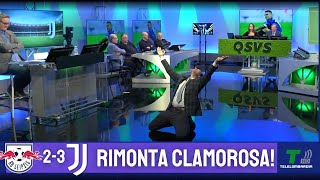 GOL DI LIPSIA JUVE 23 MOMBLANO IMPAZZISCE PER LA VITTORIA INCREDIBILE DEI BIANCONERI IN 10 [upl. by Isman]