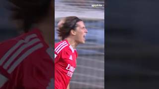 🤩✨ ÁlvaroCarreras 🅰️ Aktürkoğlu • Benfica SCFSLB LigaPortugalBetclic 🎥 sporttvportugal [upl. by Chesna]