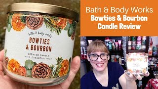 Bath amp Body Works NEW Bowties amp Bourbon Candle Review [upl. by Leandro13]