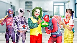 Rescue Spiderman from JOKERs scam scheme Best action video compilation [upl. by Summons]