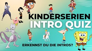 Kinderserien Intro Quiz  KANNST DU ALLE KINDERSERIEN ERRATEN  Intros SERIEN  Nostalgie [upl. by Naylor]