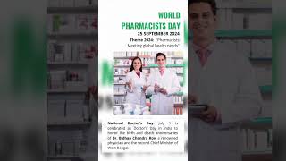 Pharmacists Day youtubeshorts medical 2024 [upl. by Vial]