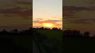 Sunset in Haaksbergen the Netherlands sun trending viral NL netherlands [upl. by Bondy]