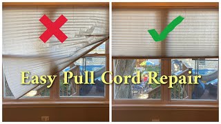 How to Fix a Broken Pull Cord [upl. by Cockburn]