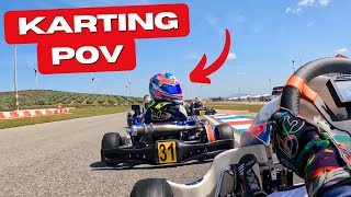 Spanish Karting Championships  full onboard crazy session [upl. by Nazario]