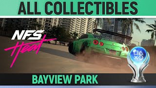 Need for Speed Heat  All Collectibles  Bayview Park 🏆  Locations Guide [upl. by Nicoline]