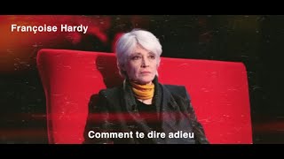 KARAOKE FRANCOISE HARDY  Comment te dire adieu Armando [upl. by Bradley]