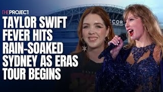 Taylor Swift Fever Hits RainSoaked Sydney As Eras Tour Begins [upl. by Arathorn]