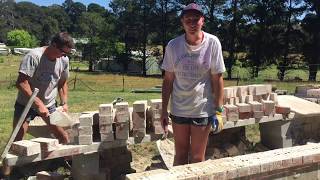 Watch Berrima bricky Sheree Canham practice for the world bricklaying championship [upl. by Ecar]