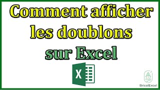 Comment afficher les doublons sur excel [upl. by Ekle]