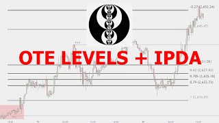 ICT OTE Optimal Trade Entry Levels amp IPDA Expansion Retracement Reversal amp Consolidation [upl. by Valene]