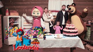 Fun at Leolandia Italy with Masha and BearMasha MedoMasha et Mishka leolandia mashaandthebear [upl. by Nirahs]