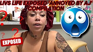 LIVS LIFE EXPOSED ANNOYED BY AJ COMPILATION 30 MINUTE SPECIAL😱😳 [upl. by Ahsita]