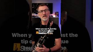 shorts Saxophone Tonguing Tip [upl. by Coulson]