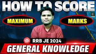 RRB JE 2024  How to Score maximum marks in RRB JE General Knowledge  Exam Crack Strategy everexam [upl. by Marion]