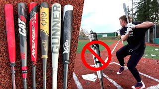 Whats the best 2piece hybrid bat BESIDES THE GOODS BBCOR Baseball Bat Review Part 1 [upl. by Ronnoc]