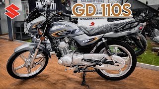 Suzuki GD 110S 2024 Model  New Blue Colour Complete Review  Suzuki Bikes Price in Pakistan [upl. by Zilvia]