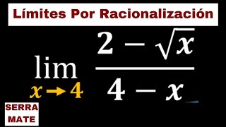 Límites Por Racionalización  6 [upl. by Gee]