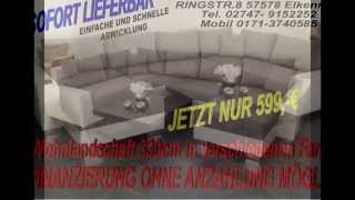 BETTSOFA SchlafCOUCH Sofa COuch Wohnlandschaft polsterECKe Bettfunktion [upl. by Tenrag]