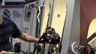 ISPO 2013 Splitsticks Splitboard [upl. by Walrath611]