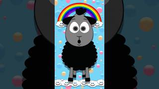 A RAINBOW SHEEP baby rainbow colors lullaby BabyBigMouth baabaablacksheep nurseryrhymes [upl. by Anitsirhk]