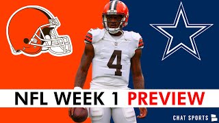 Browns vs Cowboys NFL Week 1 Preview Predictions Injury News amp Keys To Victory [upl. by Odoric]