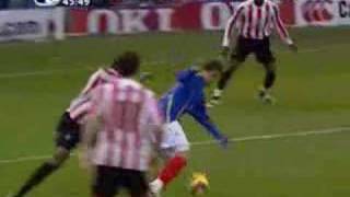 Kranjcar vs Sunderland 230208 [upl. by Ahsinot]