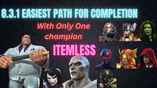 Act 831 Easy Path For Completion With Only One Champion Gorr Boss Solo Hearthacker mcoc [upl. by Ennaerb]