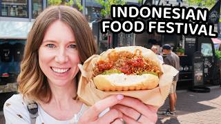 INDONESIAN FOOD TOUR IN THE NETHERLANDS pasar malam 2024 [upl. by Venus]