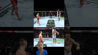 Max Holloway vs Topuria Highlights [upl. by Leoj]