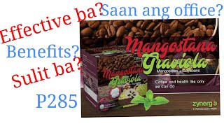 Review Zynergia Mangostana Graviola Coffee by Doc Atoie [upl. by Eitisahc604]