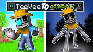 From TeeVee to ZOONOMALY MONSTERS in Minecraft [upl. by Aihcats]