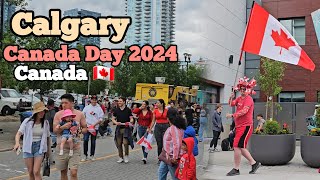 Calgary Canada Day Celebration 2024 canada alberta calgary Canadaday [upl. by Losse281]