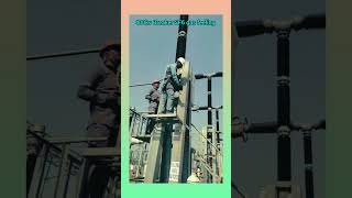 400kv voltage Breaker SF6 Gas feeling work [upl. by Rede998]