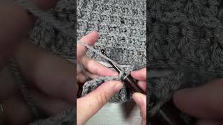 Waffle Stitch Crochet Tutorial crochet [upl. by Ahsinaj]