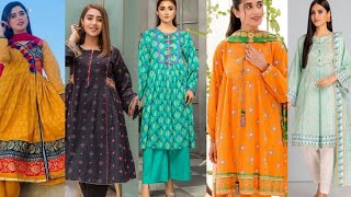 latest winter dress designkurti ideas 2024winter kurti designkameez design [upl. by Imarej641]