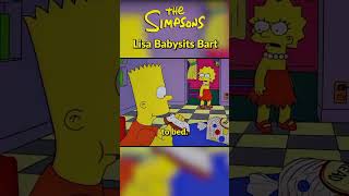 Lisa Babysits Bart simpsons shorts [upl. by Ytirahs]