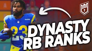 Top 24 Dynasty RB Rankings  Tiers THIS IS A MESS  Dynasty Fantasy Football 2024 [upl. by Yrehcaz]