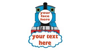 How to insert your face in thomas the train [upl. by Huang]