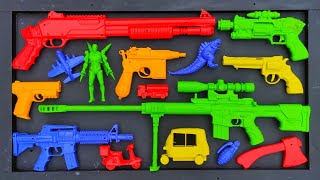 Membersihkan Nerf Ak47 Assault Rifle Shotgun Sniper Rifle Glock Pistol M16 Nerf gun Eps 107 [upl. by Egiedan]