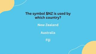 Guess the Country by Currency Symbol Mental Quizzify [upl. by Kinom555]