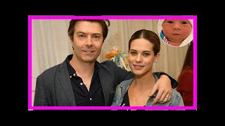 Lyndsy Fonseca and Noah Bean welcomed their first child together [upl. by Ahsemik]